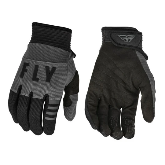 Manusi moto copii cross-enduro Fly Racing model F-16 culoare: negru/gri - Negru/gri , M