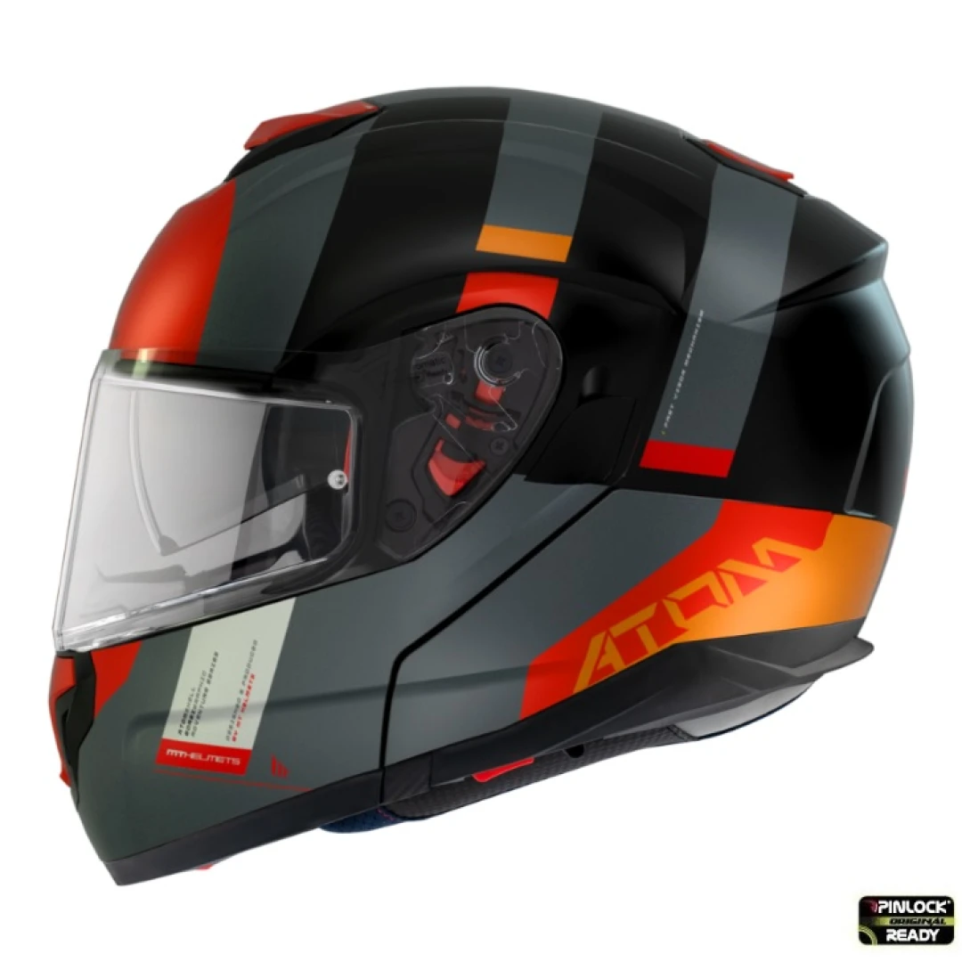 Casca modulabila MT Atom SV Gorex B4 portocaliu mat Pinlock ready – tip MT-V-16 - Portocaliu mat , L (59/60cm) Casca modulabila MT Atom SV Gorex B4 portocaliu mat Pinlock ready – tip MT-V-16 - Portocaliu mat , L (59/60cm)