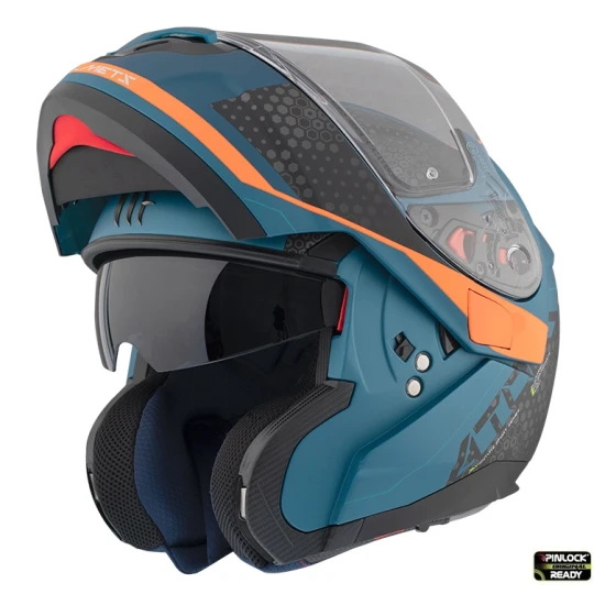 Casca modulabila MT Atom SV Adventure B7 albastru mat Pinlock ready – tip MT-V-16 - Albastru mat , M (57/58cm)