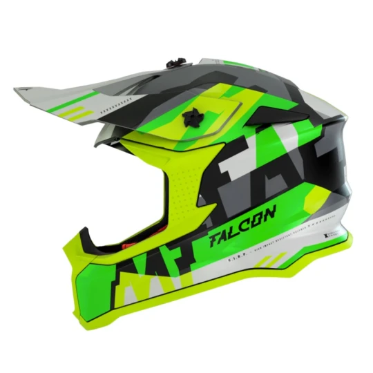 Casca off road MT Falcon Arya A3 galben fluor mat - Galben fluor mat , XL (61/62cm)