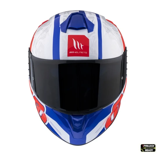 Casca integrala MT Targo Pro Welcome A5 rosu lucios – tip MT-V-14 - Rosu lucios , XL (61/62cm)