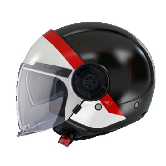 Casca MT Viale SV 68 Unit A5 rosu mat lucios (ochelari soare integrati) (open face) - Rosu mat , XS (53/54cm)