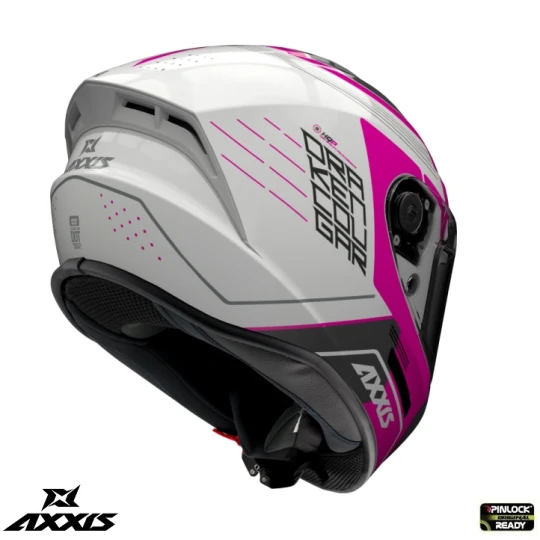 Casca integrala Axxis model Draken S Cougar A8 roz lucios - tip viziera: MT-V-18C - Roz lucios , XS (53/54cm)