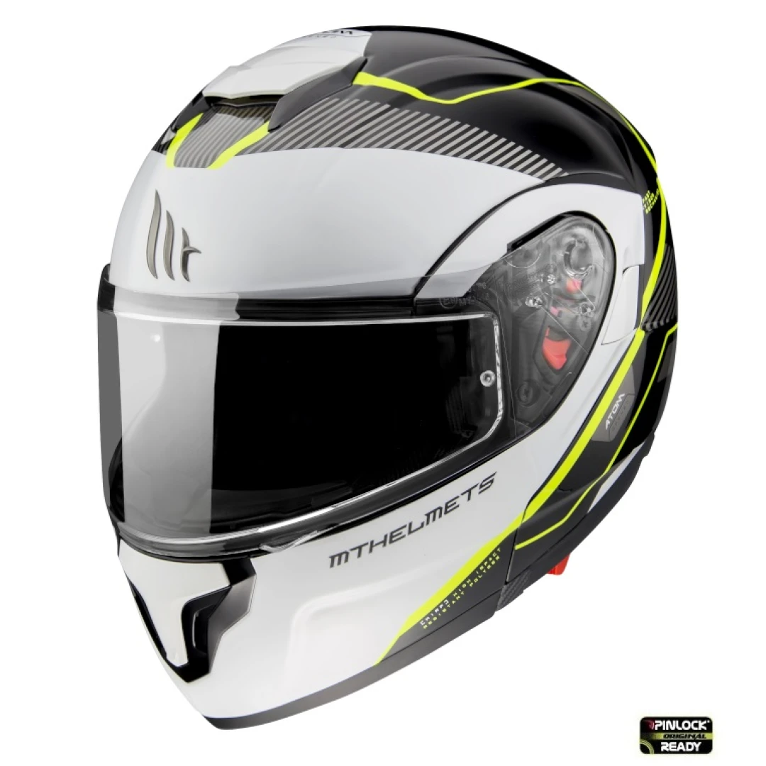 Casca modulabila MT Atom SV Open B3 galben fluor lucios Pinlock ready – tip MT-V-16 - Galben fluor lucios , S (55/56cm) Casca modulabila MT Atom SV Open B3 galben fluor lucios Pinlock ready – tip MT-V-16 - Galben fluor lucios , S (55/56cm)