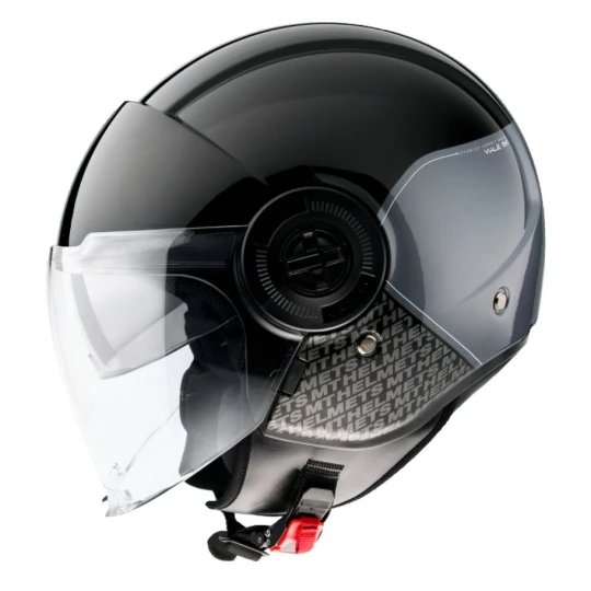 Casca MT Viale SV Break A1 negru lucios (ochelari soare integrati) - Negru lucios , M (57/58cm)