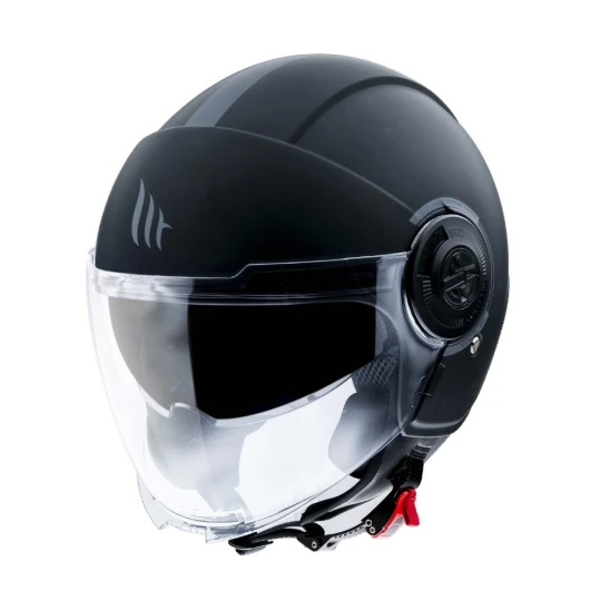 Casca MT Viale SV A1 negru mat (ochelari soare integrati) - Negru mat , S (55/56cm)