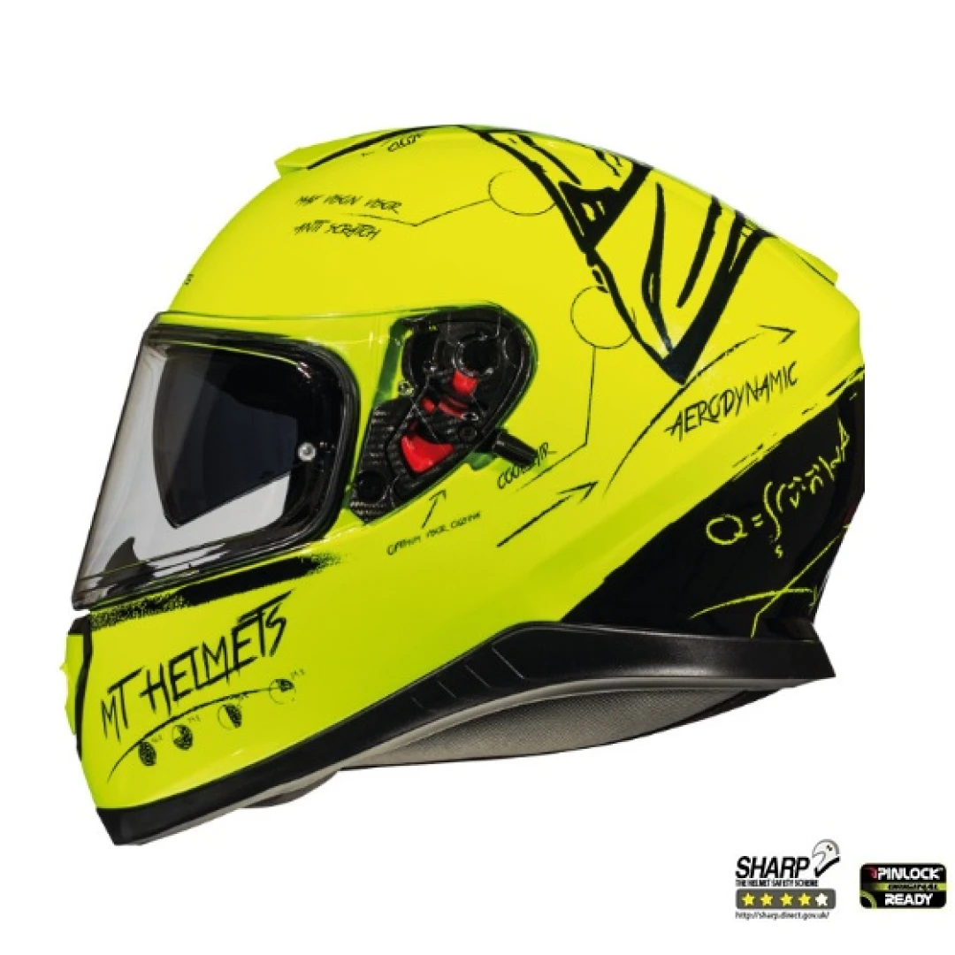 Casca integrala motociclete MT Thunder III SV Board A0 galben fluor lucios (ochelari soare integrati) - Galben fluor lucios , XXL (63/64cm) Casca integrala motociclete MT Thunder III SV Board A0 galben fluor lucios (ochelari soare integrati) - Galben fluor lucios , XXL (63/64cm)