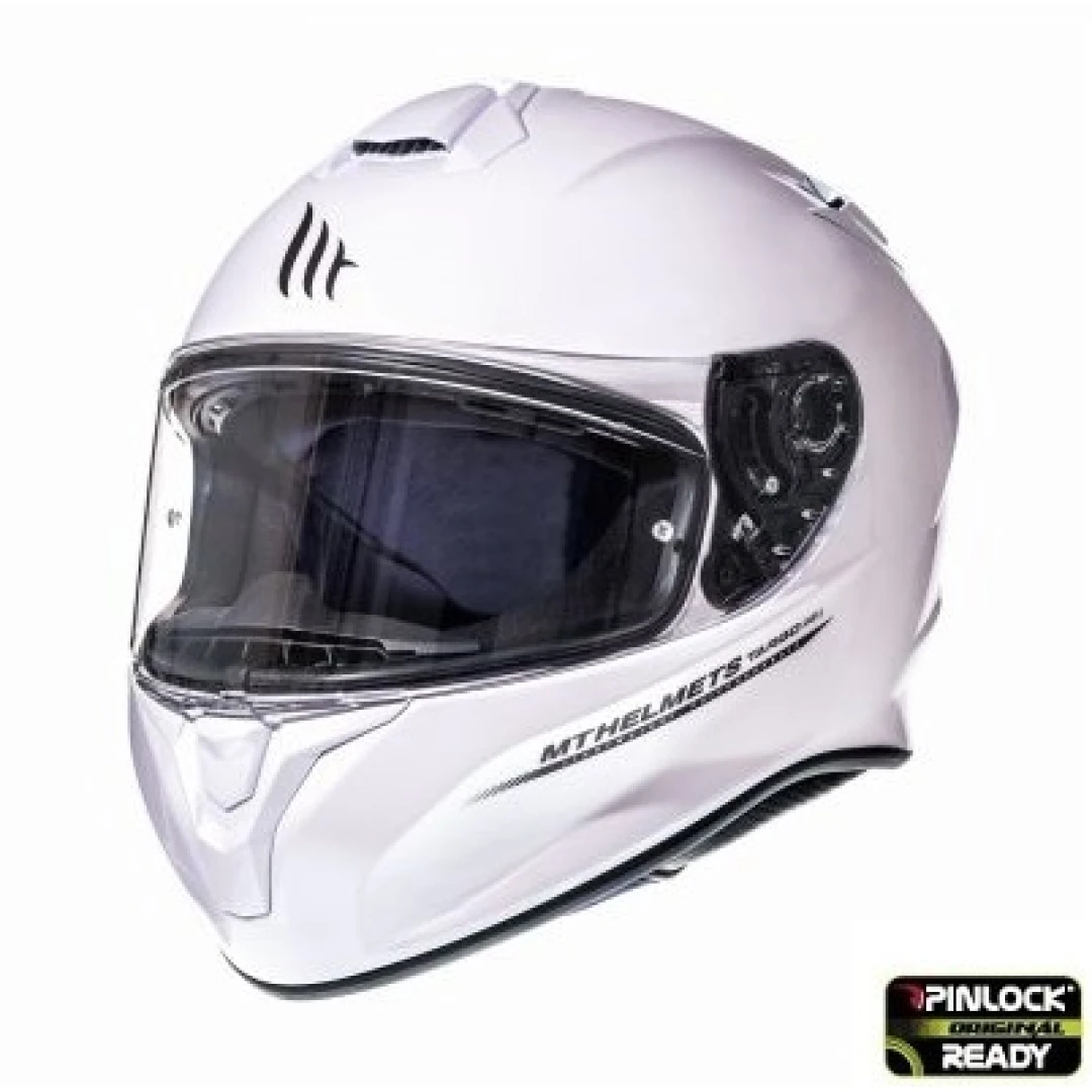 Casca integrala motociclete MT Targo solid A0 alb lucios – tip MT-V-14 - Alb lucios , M (57/58cm) Casca integrala motociclete MT Targo solid A0 alb lucios – tip MT-V-14 - Alb lucios , M (57/58cm)