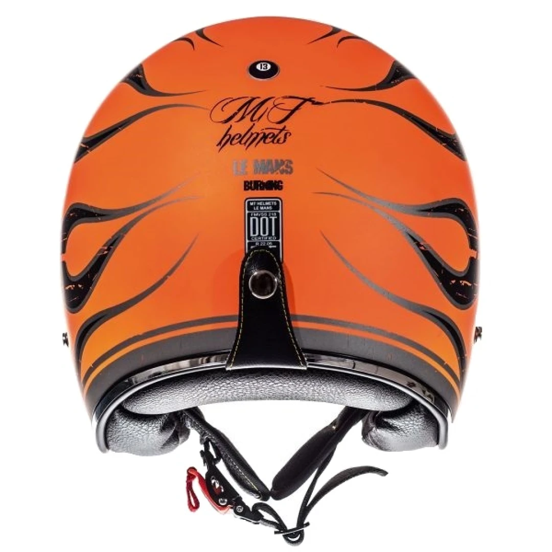 Casca open face motociclete MT Le Mans SV Flaming negru/portocaliu lucios (ochelari soare integrati) - Negru/portocaliu lucios , XS (53/54cm) Casca open face motociclete MT Le Mans SV Flaming negru/portocaliu lucios (ochelari soare integrati) - Negru/portocaliu lucios , XS (53/54cm)
