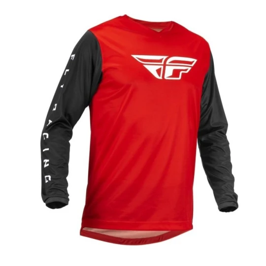 Tricou (bluza) cross-enduro Fly Racing model F-16 culoare: negru/rosu - Negru/rosu , XXL