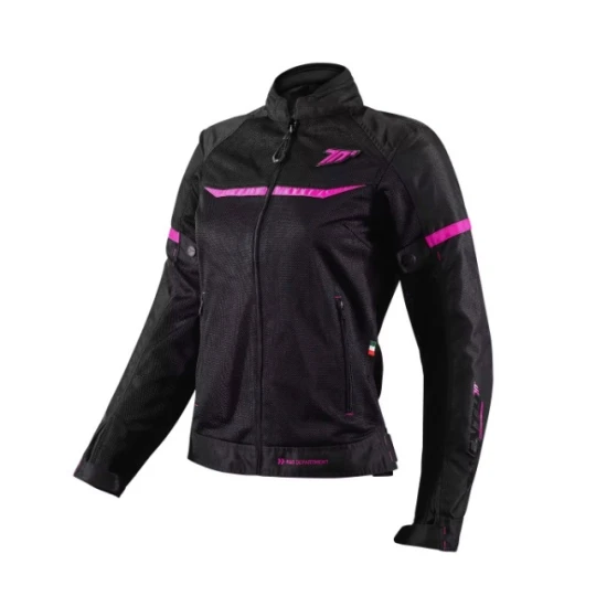Geaca (jacheta) femei Racing vara Seventy model SD-JR30.2 Mojave culoare: negru/fuchsia (roz) - Negru/fuchsia (roz) , L