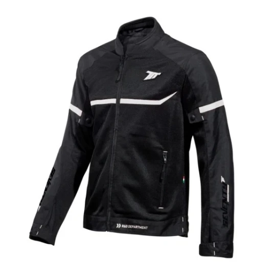 Geaca (jacheta) barbati Racing vara Seventy model SD-JR30.1 Mojave culoare: negru/alb - Negru/alb , L