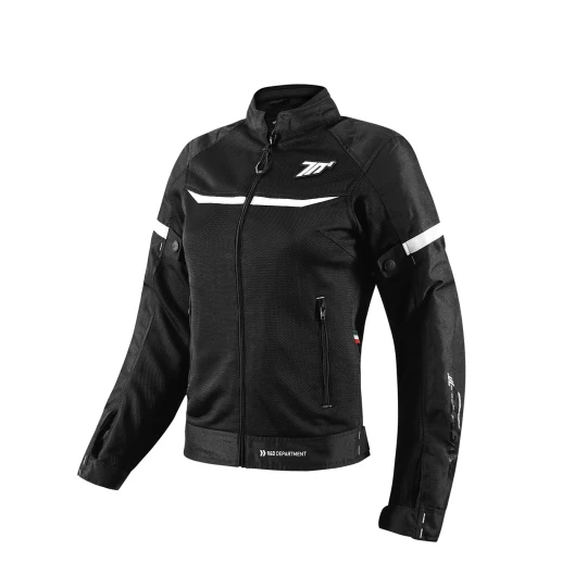 Geaca (jacheta) femei Racing vara Seventy model SD-JR30.2 Mojave culoare: negru/alb - Negru/alb , XXL