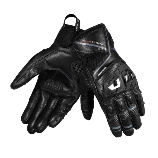 Manusi barbati Racing/Naked vara Seventy model SD-N30 Mugello culoare: negru/gri - degete tactile - Negru/gri , XL (10 cm)