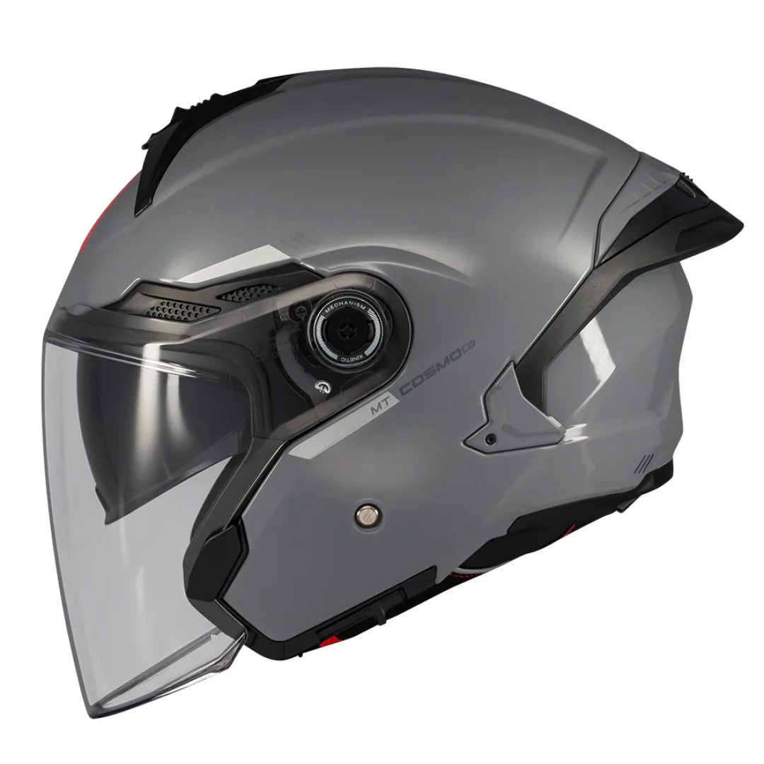 Casca open face motociclete MT Cosmo SV A2 gri lucios (ochelari soare integrati) - tip viziera: MT-V-37 - Gri lucios , L (59/60cm) Casca open face motociclete MT Cosmo SV A2 gri lucios (ochelari soare integrati) - tip viziera: MT-V-37 - Gri lucios , L (59/60cm)