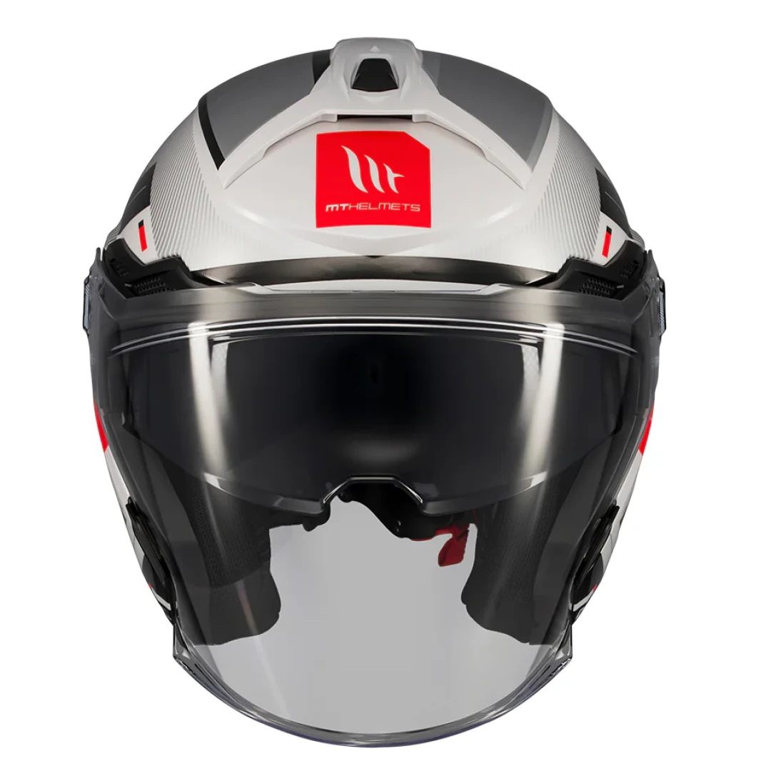 Casca open face motociclete MT Cosmo SV Silence A2 gri lucios (ochelari soare integrati) - tip viziera: MT-V-37 - Gri lucios , S (55/56cm) Casca open face motociclete MT Cosmo SV Silence A2 gri lucios (ochelari soare integrati) - tip viziera: MT-V-37 - Gri lucios , S (55/56cm)