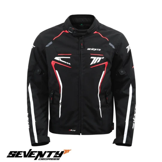 Geaca (jacheta) barbati Racing Seventy iarna model SD-JR65 Piston culoare: negru/rosu/alb - Negru/rosu/alb , XXL