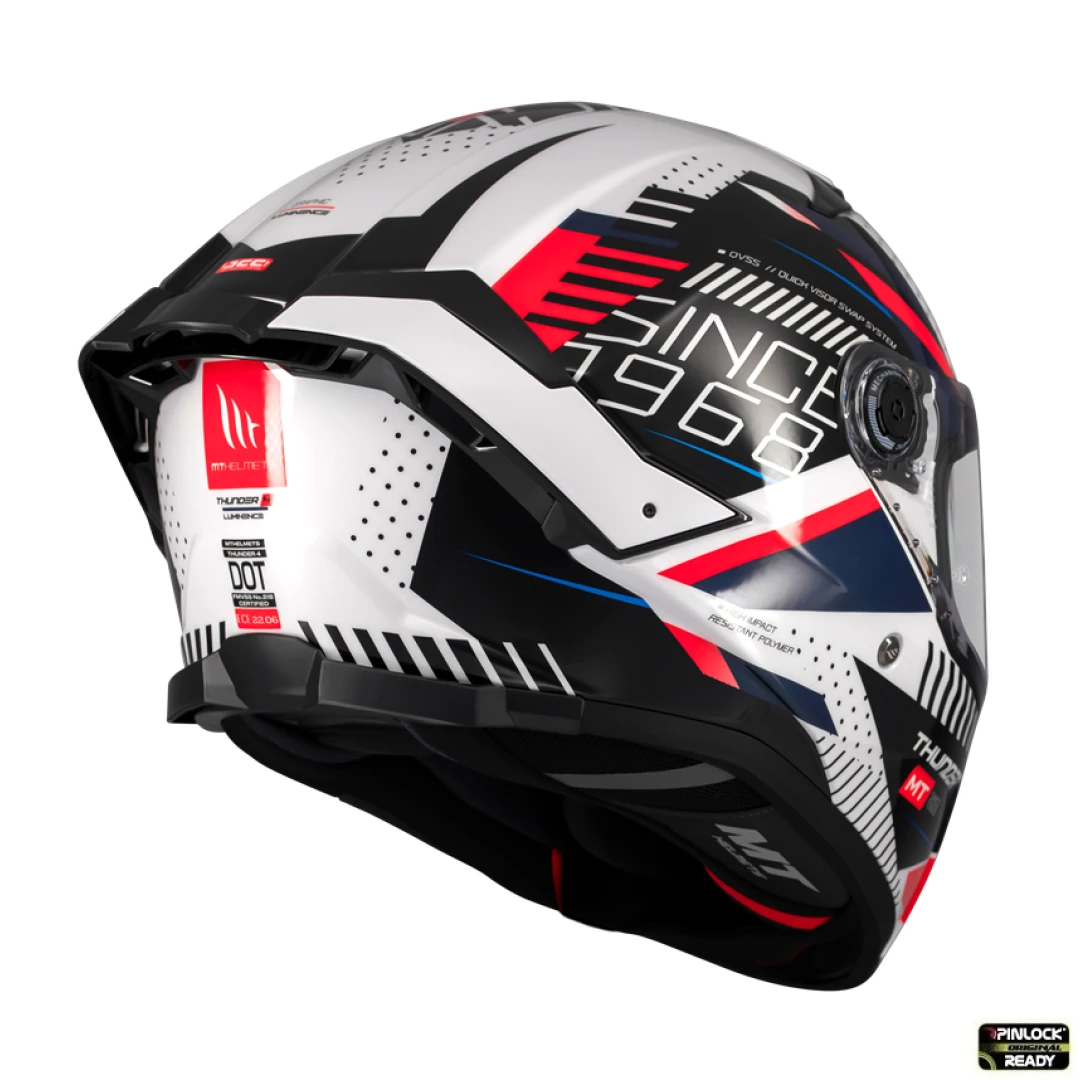 Casca integrala MT Thunder 4 SV Luminence A7 alb/rosu/albastru lucios (ochelari soare integrati) - tip viziera: MT-V-28B - Alb/rosu/albastru lucios , M (57/58cm) Casca integrala MT Thunder 4 SV Luminence A7 alb/rosu/albastru lucios (ochelari soare integrati) - tip viziera: MT-V-28B - Alb/rosu/albastru lucios , M (57/58cm)