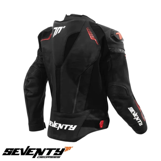 Geaca (jacheta) motociclete barbati Racing Seventy all season/iarna model SD-JL24 Spoiler culoare: negru/rosu - Negru/rosu , 4XL