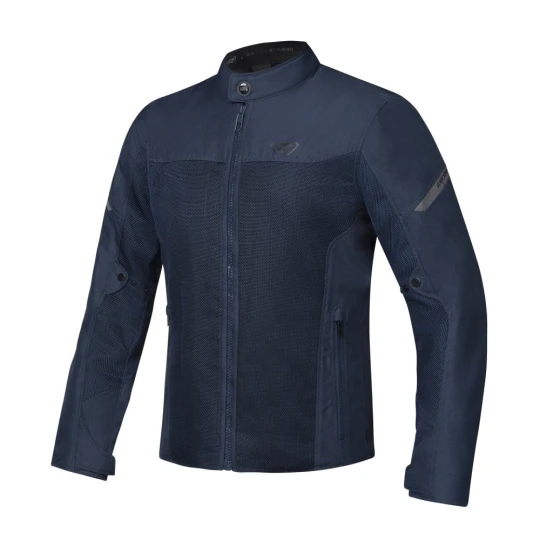 Geaca (jacheta) motociclete barbati Racing/Roadster Ixon vara model Fresh MS culoare: (navy) albastru - tip croi: Slim Fit - Navy (albastru) , XL