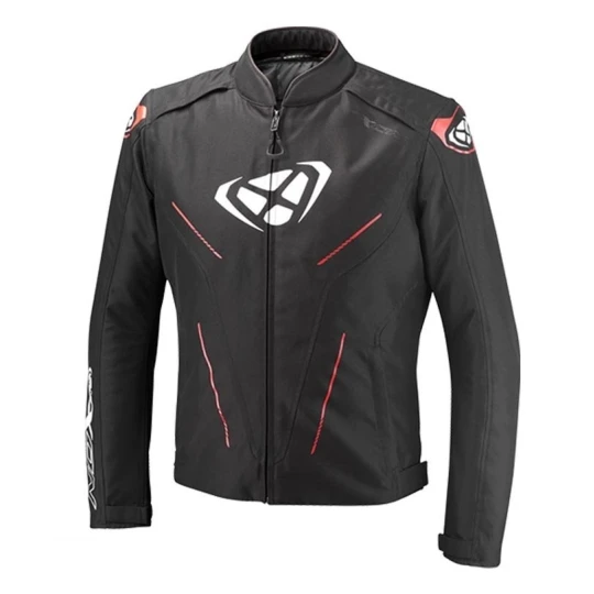 Geaca (jacheta) motociclete barbati Roadster Ixon All season model Prodigy WP MS culoare: negru/alb/rosu - Negru/alb/rosu , 2XL