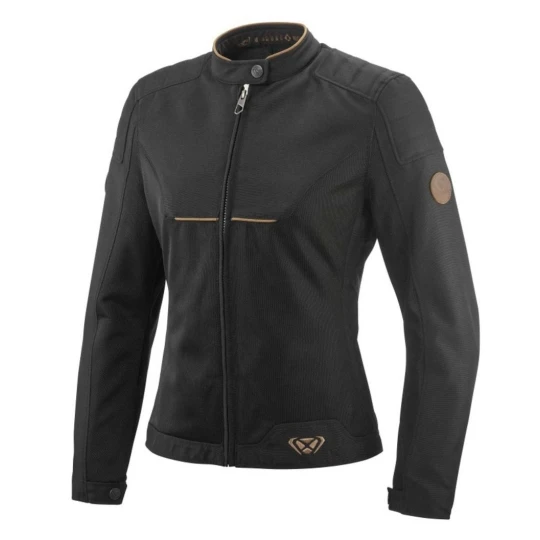 Geaca (jacheta) motociclete femei Urban/Heritage Ixon vara model Cornet WP LS culoare: negru/maro - Negru/maro , XL