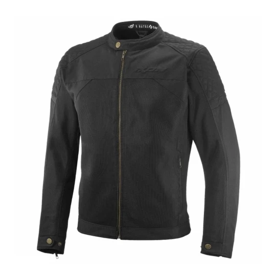 Geaca (jacheta) motociclete barbati Urban/Heritage Ixon vara model Ozcan MS culoare: negru - tip croi: Fit - Negru , 3XL