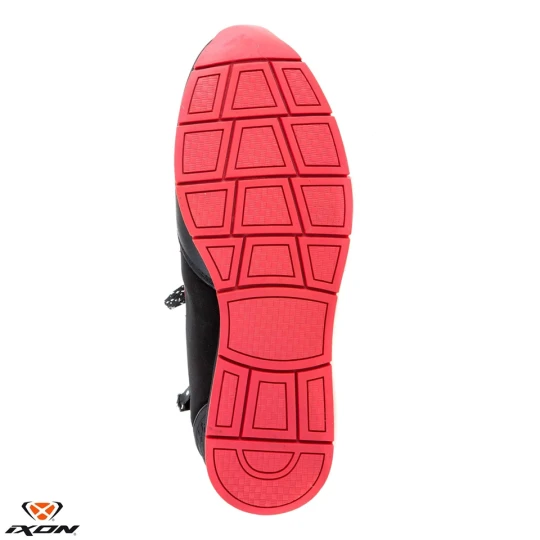 Ghete moto Urban barbati All Season Ixon model Freaky WP MS culoare: negru/rosu/alb (100% waterproof) - Negru/rosu/alb , 45