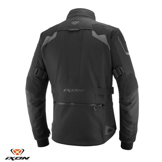 Geaca (jacheta) motociclete barbati Touring/Adventure Ixon All season/vara model Odin MS culoare: negru - Negru , 3XL