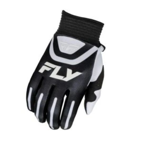 Manusi moto unisex cross-enduro Fly Racing model F-16 culoare: negru/alb - Negru/alb , M (8 cm)