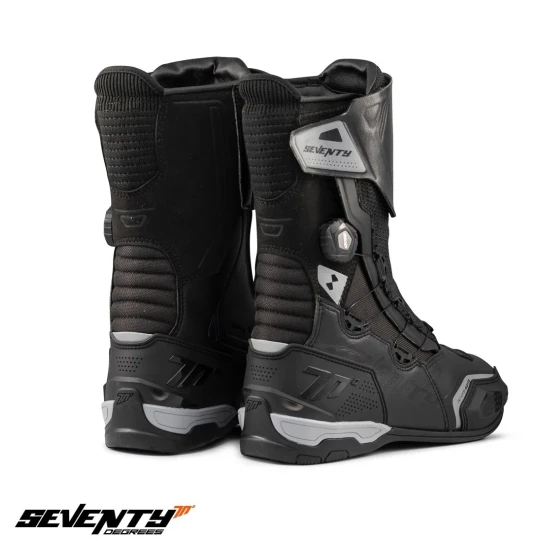 Ghete (cizme) moto Touring Unisex Seventy model SD-BT9 Gavia culoare: negru - Negru , 46