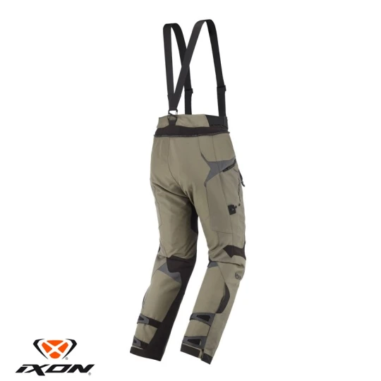 Pantaloni motociclete barbati Touring/Adventure Ixon All season/vara model Odin MS culoare: khaki/negru - Khaki/negru , 4XL