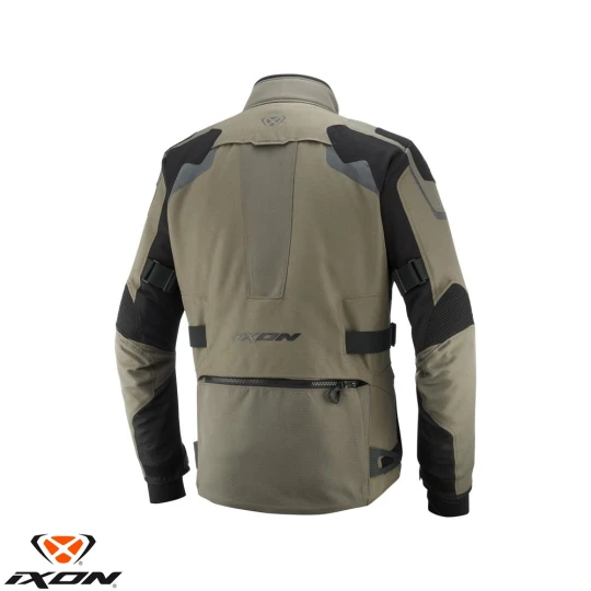 Geaca (jacheta) motociclete barbati Touring/Adventure Ixon All season/vara model Odin MS culoare: khaki/negru - Khaki/negru , XL