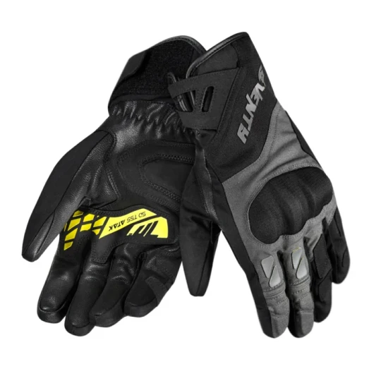 Manusi barbati Touring/Adventure iarna Seventy model:SD-T55 Atak - culoare: negru/galben - Negru/galben , 3XL (13/14)