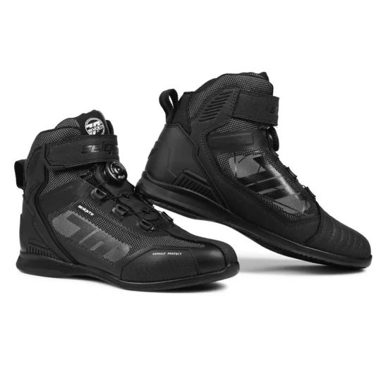 Ghete (cizme) moto Racing Unisex Seventy model SD-BR3 Veloce Pro culoare: negru - Negru , 36