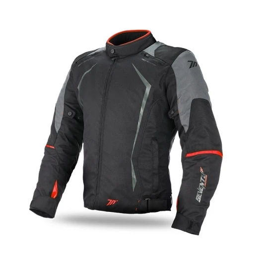 Geaca (jacheta) motociclete barbati Racing Seventy vara/iarna model SD-JR47 culoare: negru/rosu - Negru/rosu , M