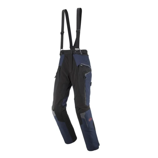 Pantaloni motociclete femei Touring/Adventure Ixon All season/vara model Odin LS culoare: navy (albastru)/negru/rosu - Navy (albastru)/negru/rosu , L