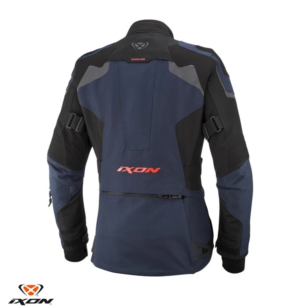 Geaca (jacheta) motociclete femei Touring/Adventure Ixon All season/vara model Odin LS culoare: navy (albastru)/negru/rosu - Navy (albastru)/negru/rosu , XS Geaca (jacheta) motociclete femei Touring/Adventure Ixon All season/vara model Odin LS culoare: navy (albastru)/negru/rosu - Navy (albastru)/negru/rosu , XS
