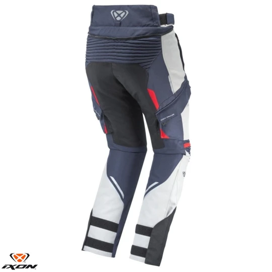 Pantaloni motociclete barbati Touring/Adventure Ixon All season model Midgard MS culoare: gri/navy/negru - Gri/navy/negru , XXXL