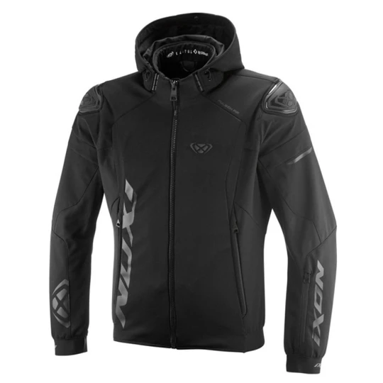 Geaca (jacheta) motociclete barbati Racing/Roadster Ixon vara model Pulsion Air MS culoare: negru - Negru , XXL