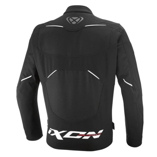 Geaca (jacheta) motociclete barbati Racing/Roadster Ixon All season model Meteor 31 MS culoare: negru/alb (concept 3 in 1) - Negru/alb , L