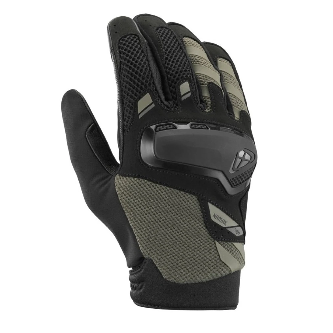 Manusi barbati Naked/Adventure vara Ixon model Namak MS culoare: khaki/negru – degete tactile - Khaki/negru , S (7/8) Manusi barbati Naked/Adventure vara Ixon model Namak MS culoare: khaki/negru – degete tactile - Khaki/negru , S (7/8)