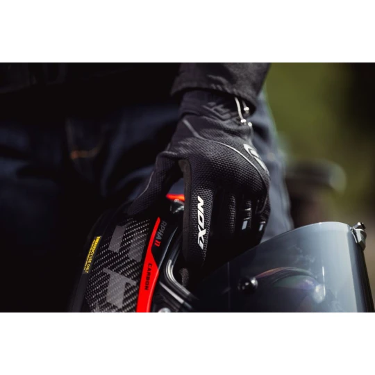 Manusi barbati Roadster vara Ixon model Hurricane 2 MS culoare: negru/alb – degete tactile - Negru/alb , XL (10/11)