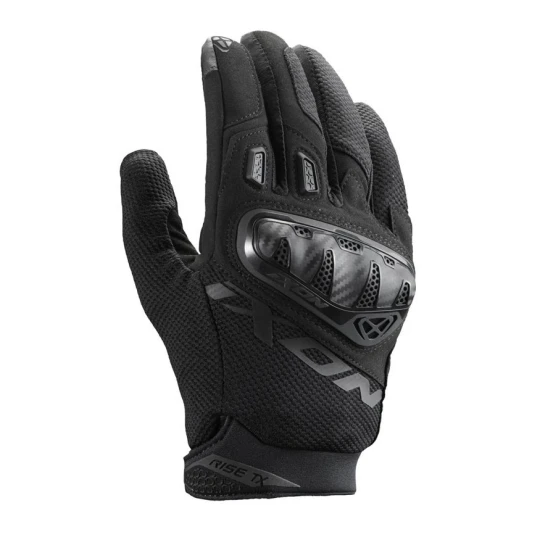 Manusi barbati Roadster vara textil Ixon model Rise TX MS culoare: negru - degete tactile - Negru , XL (10/11)