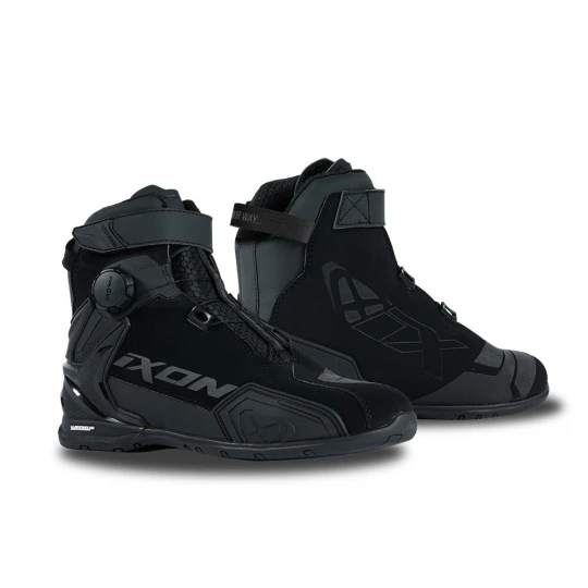 Ghete moto Roadster femei All Season Ixon model Bull 2 WP LS culoare: negru (100% waterproof) - Negru , 39