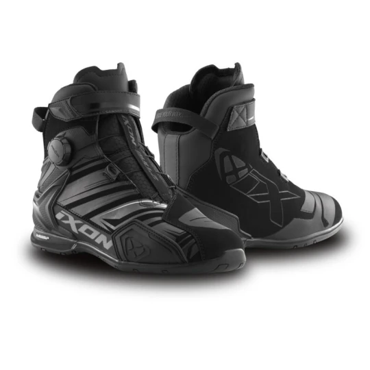 Ghete moto Roadster barbati All Season Ixon model Bull 2 WP ULTRA MS culoare: negru/antracit (100% waterproof) - Negru/antracit , 47