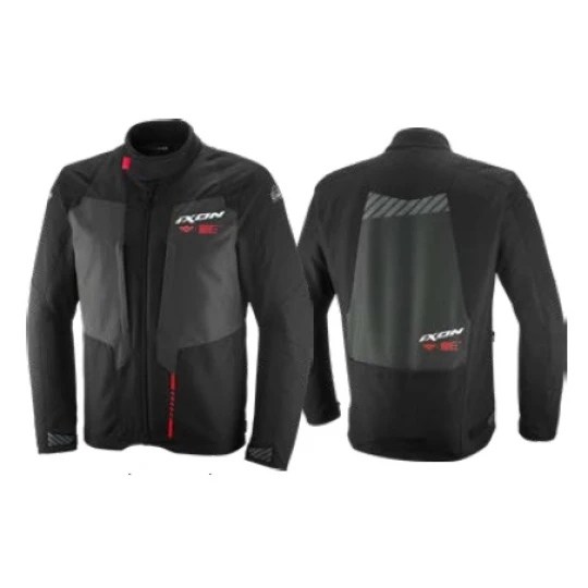 Geaca (jacheta) motociclete barbati Touring/Adventure Ixon All season model TYR MS culoare: negru/antracit/rosu - Negru/antracit/rosu , XL