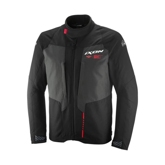 Geaca (jacheta) motociclete barbati Touring/Adventure Ixon All season model TYR MS culoare: negru/antracit/rosu - Negru/antracit/rosu , XXXL