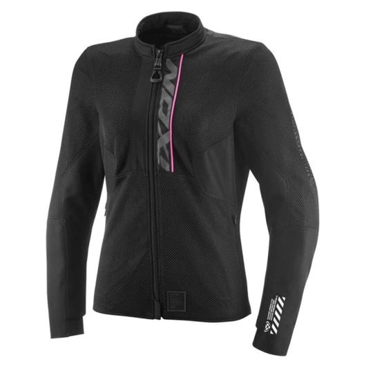 Geaca (jacheta) motociclete femei Roadster Ixon vara model Ostro LS culoare: negru/roz - Negru/roz , L