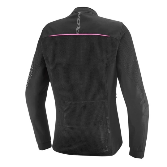 Geaca (jacheta) motociclete femei Roadster Ixon vara model Ostro LS culoare: negru/roz - Negru/roz , XL